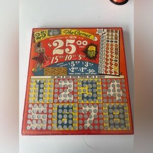 The Comet Vintage Punch Out Cash Game